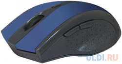 Мышь беспроводная оптическая Defender Accura MM-665 синий, 6 кнопок, 800-1600 dpi (52667)