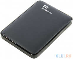 Внешний жесткий диск 2.5″ 1 Tb USB 3.0 Western Digital Elements Portable WDBUZG0010BBK-WESN черный