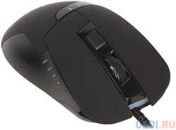 Мышь Oklick 865G черный / черный оптическая (2400dpi) USB игровая (5but)