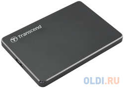 Внешний жесткий диск 2.5″ 2 Tb USB 3.0 Transcend StoreJet 25 TS2TSJ25C3N серый
