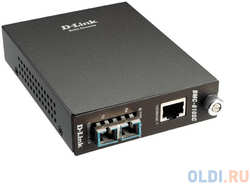 Медиаконвертер D-LINK DMC-810SC/B8A 1000Base-T Gigabit Twisted-pair to 1000Base-LX Gigabit Fiber Single-mode Fiber