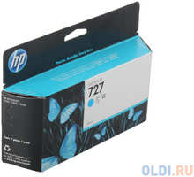 Картридж HP B3P19A №727 для HP Designjet T920 T1500 голубой
