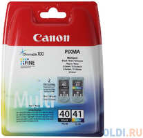 Набор картриджей Canon PG-40/CL-41 для PIXMA MP450/MP170/MP150/iP2200/iP1600/iP6220D/iP6210D/iP22 и цветной 330/310 страниц