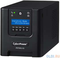 ИБП CyberPower PR750ELCD 750VA / 675W USB / RS-232 / EPO / SNMPslot / RJ11 / 45 (6 IEC)