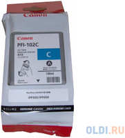 Картридж Canon PFI-102C для Canon iPF510 605 610 650 655 750 760 765 130мл голубой 0896B001