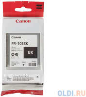 Картридж Canon PFI-102BK для Canon iPF510 605 610 650 655 750 760 765 755 LP17 200мл черный (0895B001)