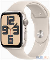 Смарт-часы Apple Watch SE 2023 A2723 44мм OLED корп.сияющая звезда Sport Band рем.сияющая звезда разм.брасл.:M / L (MRE53LL / A) (MRE53LL/A)