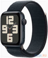 Смарт-часы Apple Watch SE 2023 A2723 44мм OLED корп.темная ночь Sport Loop рем.темная ночь разм.брасл.:M/L (MRE93LL/A)