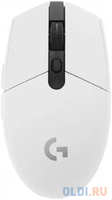 Мышь беспроводная Logitech G304 Lightspeed белый USB + радиоканал 910-005295