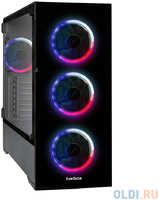 Корпус Miditower ExeGate i3 MAX-EVO800 (eATX, EVO800RGB 12см, 2*USB+1*USB3.0, HD аудио, 4 вент. 12см с RGB подсветкой, контроллер + ПДУ, ARGB