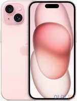 Смартфон Apple A3092 iPhone 15 256Gb розовый моноблок 3G 4G 2Sim 6.1″ iOS 17 802.11 a / b / g / n / ac / ax NFC GPS (MV9Q3CH/A)