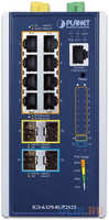 Коммутатор/ PLANET IGS-6329-8UP2S2X IP30 DIN-rail Industrial L3 8-Port 10/100/1000T 802.3bt PoE + 2-port 1G/2.5G SFP + 2-Port 10G SFP+ Full Managed Sw
