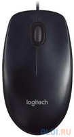 Мышь проводная Logitech M90, 1000dpi, USB 910-001795