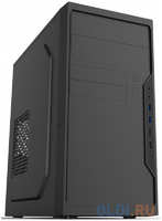 Foxline FL-733R-FZ450R-U32C-PH mATX case, black, w / PSU 450W 12cm, w / 2xUSB2.0, w / 2xUSB3.0, w / 1xType-C (USB2.0), w / 2xcombo audio, w / pwr cord, w / o FAN
