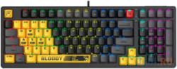 Клавиатура A4Tech Bloody S98 механическая желтый / серый USB for gamer LED (SPORTS LIME)