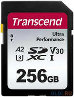 Карта памяти SDXC Transcend 340S, 256 Гб, UHS-I Class U3 V30 A2 (TS256GSDC340S)