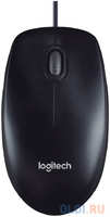 Мышь Logitech M90 Black (черная,оптическая, 1000dpi, USB, 1.8м) (арт. 910-001970, M / N: M-U0026)