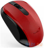 Genius Мышь беспроводная NX-8008S красный / черный,тихая (31030028401)