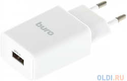 Сетевое зар./устр. Buro BUWA1 10.5W 2.1A USB-A универсальное (BUWA10S100WH)