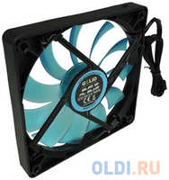 Вентилятор GELID Slim 12 PL , 120x120x16 мм, 900-1600 об/мин, 12-25 дБА, PWM, синяя подсветка
