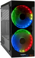 Корпус Miditower ExeGate i3 MATRIX-PPH500 (ATX, БП 500PPH 80+Bronze 12см, 2*USB+1*USB3.0, HD аудио, 2 вент. 18см с RGB подсветкой, пылевые фил