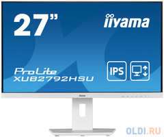 IiYama Монитор LCD 27'' 16:9 1920х1080(FHD) IPS, nonGLARE, 75 Гц, 250cd/m2, H178°/V178°, 1000:1, 80M:1, 16.7M, 4ms, VGA, HDMI, DP