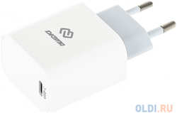 Сетевое зарядное устройство Digma DGW2C, USB-C, 3A, [dgw2c0f010wh]