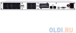 Источник бесперебойного питания/ UPS CyberPower OR1000ERM1U Line-Interactive 1000VA/600W USB/RS-232/SNMPslot /RJ11/45 (4+2 IEC С13)