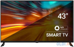 43 Телевизор SunWind SUN-LED43XU400, 4K Ultra HD, СМАРТ ТВ, Яндекс.ТВ