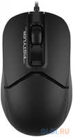 Мышь A4Tech Fstyler FM12ST черный оптическая (1200dpi) silent USB для ноутбука (2but) (FM12ST BLACK)