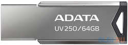 ADATA Флешка USB A-Data UV250 64ГБ, USB2.0, [auv250-64g-rbk]