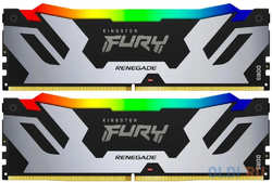 Модуль памяти DDR 5 DIMM 32Gb PC54400, 6800Mhz, Kingston FURY Renegade RGB XMP CL36 (Kit of 2) (KF568C36RSAK2-32) (retail)