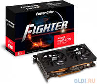 Видеокарта PowerColor PCI-E 4.0 RX 7600 8G-F AMD Radeon RX 7600 8Gb 128bit GDDR6 2550/18000 HDMIx1 DPx3 HDCP Ret