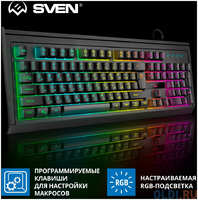 Игровая клавиатура SVEN KB-G8400 (USB, мембранная, 104кл, ПО, RGB-подсветка)