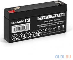 Exegate EX282944RUS Аккумуляторная батарея DT 6012 (6V 1.2Ah, клеммы F1)