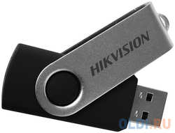 128GB Hikvision M200S USB Flash [HS-USB-M200S / 128G / U3] USB 3.0, 60 / 15, Silver / Black, Aluminum cover, RTL (070917) (HS-USB-M200S/128G/U3)