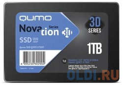 Твердотельный накопитель SSD 2.5″ 1 Tb QUMO Q3DT-1TSCY Read 560Mb/s Write 520Mb/s 3D NAND TLC