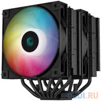 Устройство охлаждения(кулер) Deepcool AG620 Bk ARGB Soc-AM5 / AM4 / 1151 / 1200 / 2066 / 1700 4-pin 15-29dB Al+Cu 260W 1300gr LED Ret