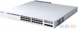 Cisco Catalyst 9300L 24-port 1G copper with fixed 4x1Gb SFP uplinks, PoE+, DNA Network Advantage Lic , C9300L-24P-4G-A
