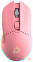 Мышь игровая беспроводная Dareu EM901 Pink (розовый), DPI 600-10000, подсветка RGB, подключение: проводное+2.4GHz, размер 125x67x39мм