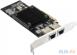 Сетевой адаптер ExeGate EXE-X550-T2 (PCI-E x8 v3.0, порты 2xRJ45 (медные), 10Gb / s (10 / 5 / 2.5 / 1Gb / s, 100Mb / s), Server NIC Intel Chipset X550) (EX292507RUS)