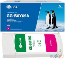Картридж струйный G&G GG-B6Y09A 771C пурпурный для HP DesignJet Z6200
