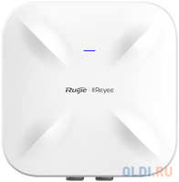 Ruijie Networks Reyee AX1800 Wi-Fi 6 Outdoor Access Point. 1775M Dual band dual radio AP. Internal antenna; 1 10/100/1000 Base-T Ethernet ports supports PoE IN;1 100