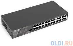 Ruijie Networks Reyee 24-Port 10 / 100 / 1000 Mbps Desktop SwitchPORT:24 10 / 100 / 1000 Mbps RJ45 PortsDesktop Steel Case (RG-ES124GD)