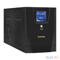 Exegate EX292636RUS ИБП ExeGate SpecialPro Smart LLB-3000.LCD.AVR.3SH.2C13.RJ.USB<3000VA/1800W, LCD, AVR,3*Schuko+2*C13,RJ45/11,USB, металлический