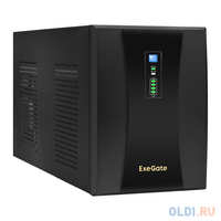 Exegate EX292615RUS ИБП ExeGate SpecialPro UNB-3000.LED.AVR.2SH.4C13.RJ.USB <3000VA/1800W,LED, AVR,2*Schuko+4*C13,RJ45/11,USB, металлический корпус