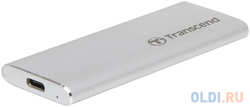Внешний SSD диск 1.8″ 1 Tb USB Type-C Transcend ESD260C серебристый