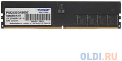 Оперативная память для компьютера Patriot Signature DIMM 32Gb DDR5 4800 MHz PSD532G48002
