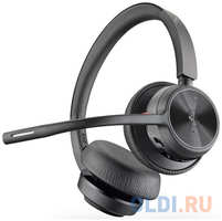 Plantronics Гарнитура беспроводная /  VOYAGER 4320 UC,V4320-M C (COMPUTER & MOBILE) MICROSOFT TEAMS CERTIFIED, USB-A, STEREO BLUETOOTH HEADSET, WITH CHARGE STAN (Voyager 4320-M UC)