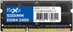 Модуль оперативной памяти Flexis 8GB DDR4 SODIMM 2400MHz (PC4-19200) 1,2V